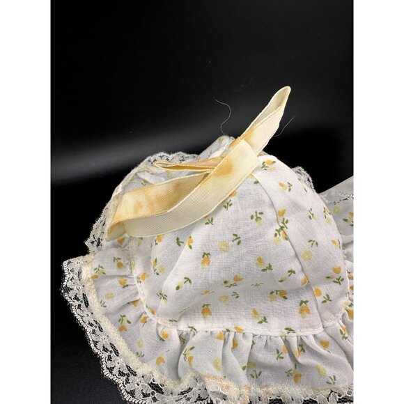 Cabbage‎ Patch Kids Preemie Doll Coleco White Yellow Tulip Bonnet And Dress READ - Picture 6 of 14